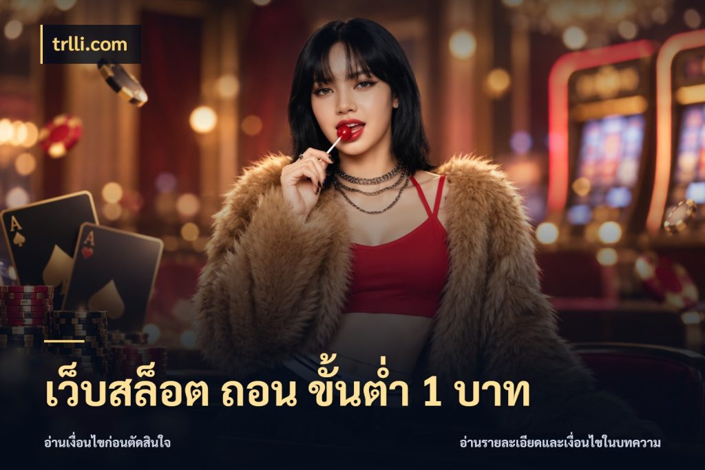 เว็บสล็อต ถอน ขั้นต่ำ 1 บาท trlli.com เงินตั้งต้นกับความสนุกที่คุณกำหนด