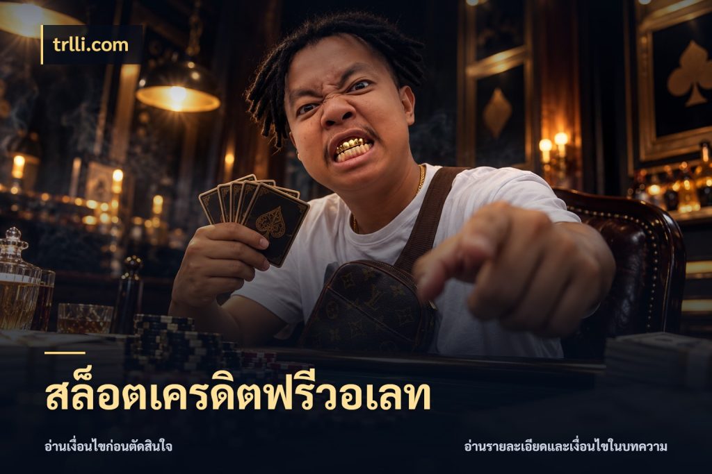 สล็อตเครดิตฟรีวอเลท trlli.com สายโบนัสเลือกมุมเครดิตให้ตรงสไตล์