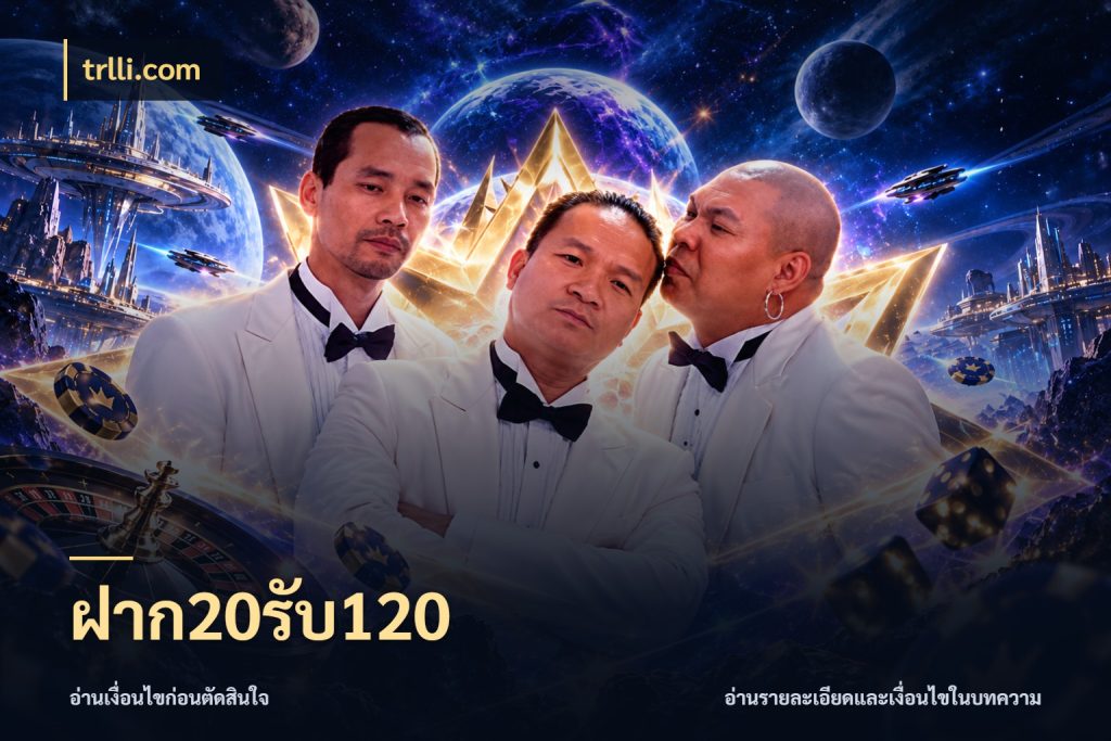 ฝาก20รับ120 จุดเด่นของเครดิตที่คนชอบเกมอยากรู้ กับ trlli.com