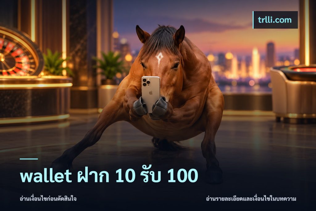 wallet ฝาก 10 รับ 100