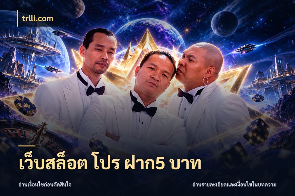 เว็บสล็อต โปร ฝาก5 บาท สายทุนน้อยเลือกความสนุกให้พอดี กับ trlli.com