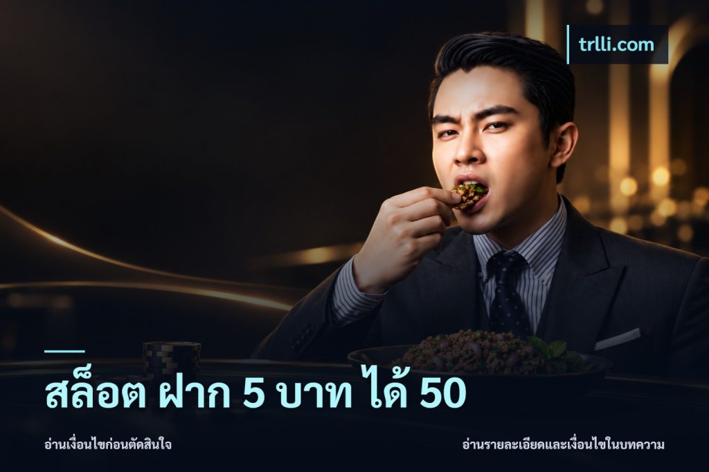 สล็อต ฝาก 5 บาท ได้ 50