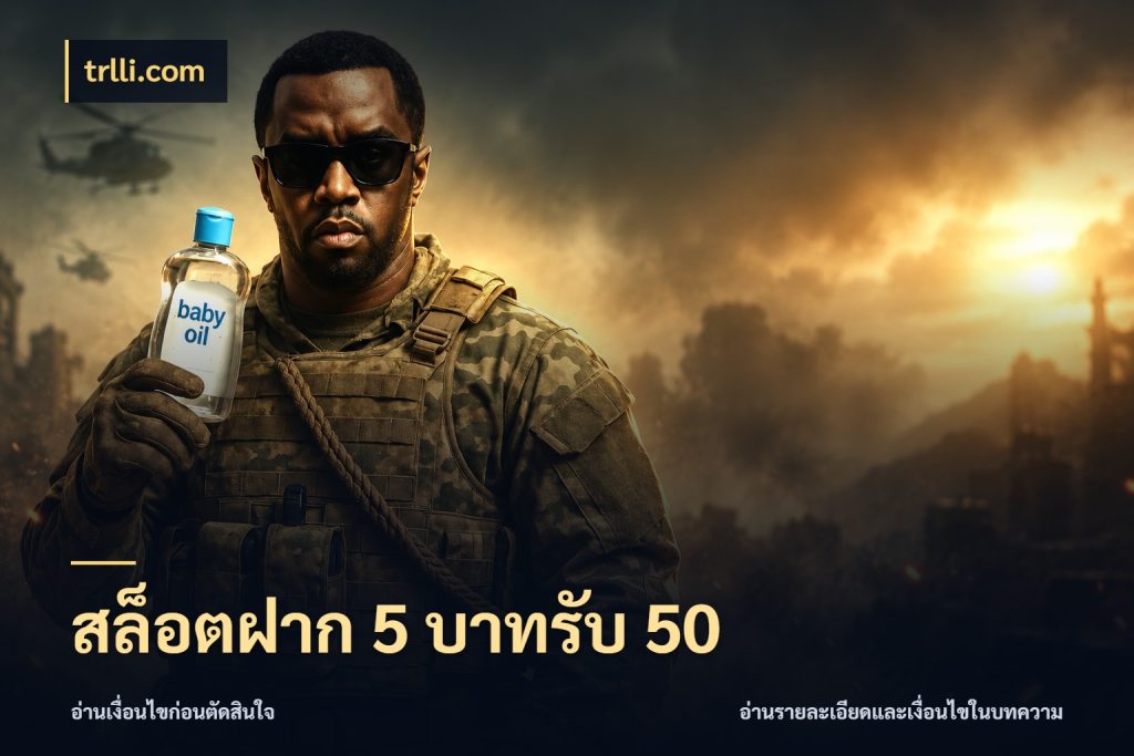 สล็อตฝาก 5 บาทรับ 50 trlli.com สีสันของโปรฝากและยอดรับ