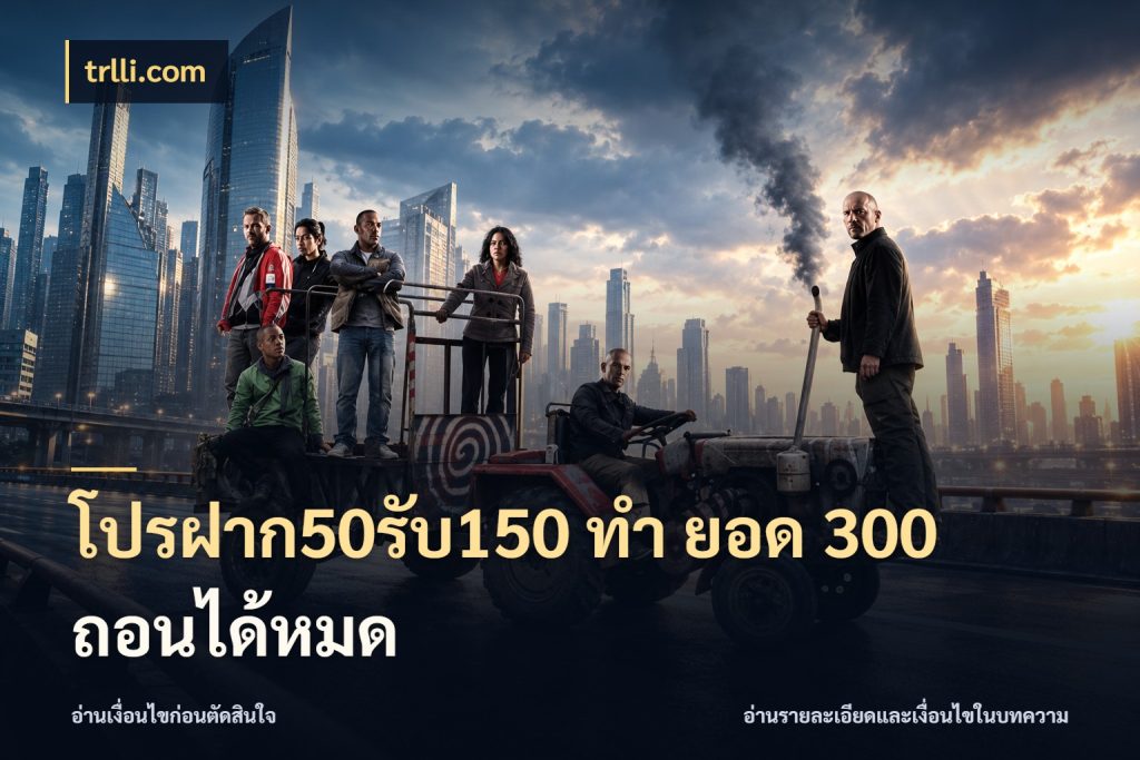 โปรฝาก50รับ150 ทํา ยอด 300 ถอนได้หมด trlli.com จับคู่โบนัสกับสไตล์เกมที่ชอบ