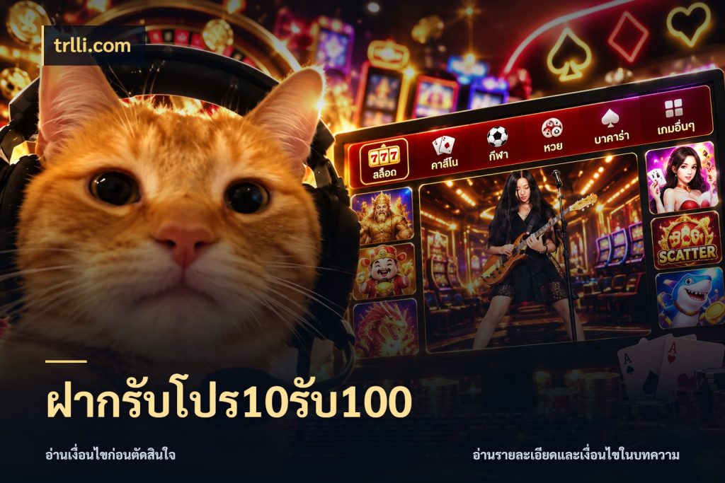 ฝากรับโปร10รับ100 trlli.com จับคู่โบนัสกับสไตล์เกมที่ชอบ