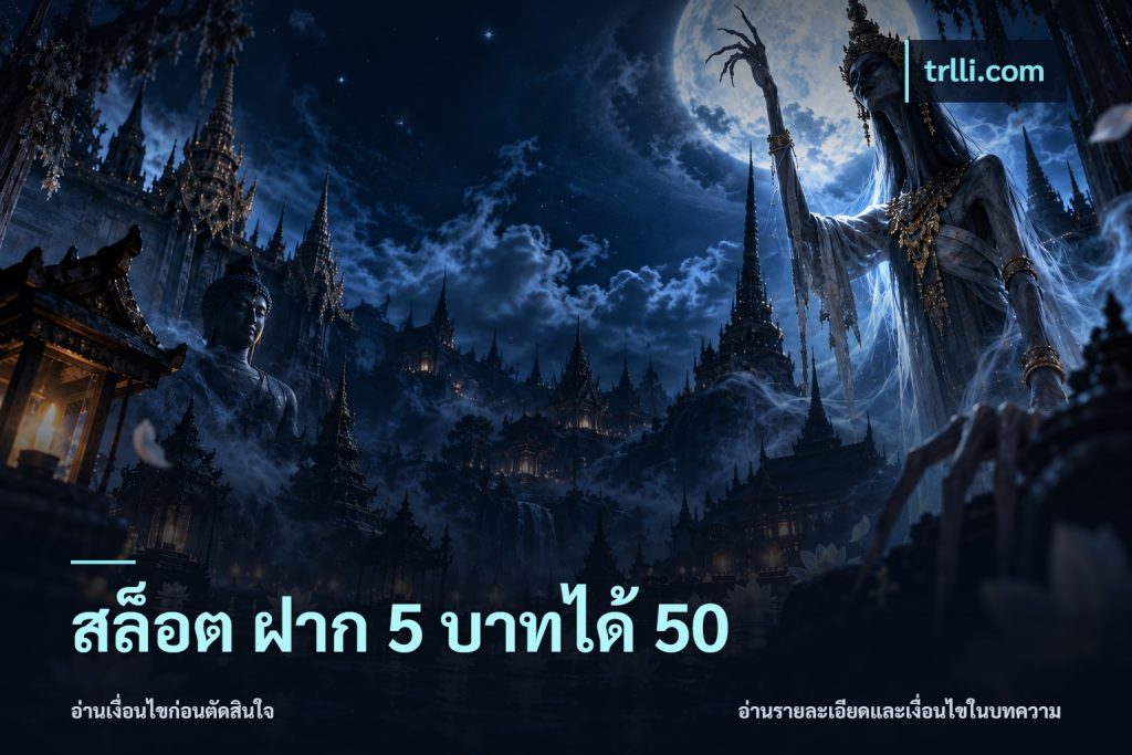 สล็อต ฝาก 5 บาทได้ 50