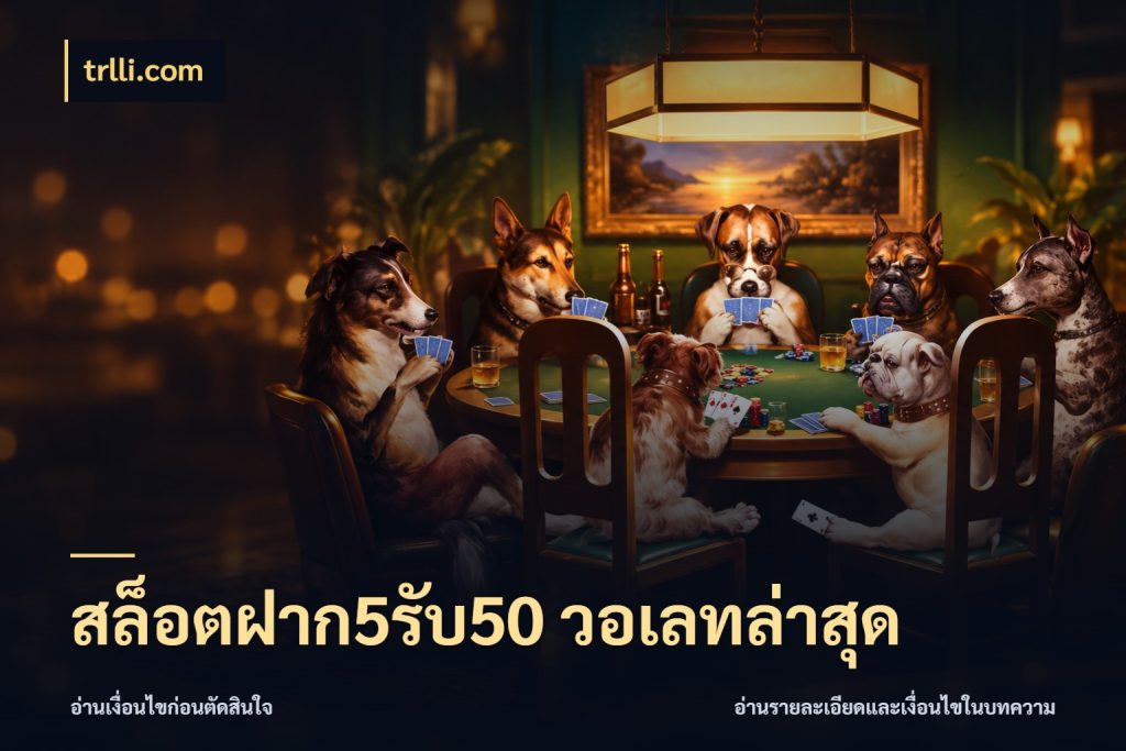 สล็อตฝาก5รับ50 วอเลทล่าสุด ยอดฝากและยอดรับในมุมของคนชอบลุ้น สไตล์ trlli.com