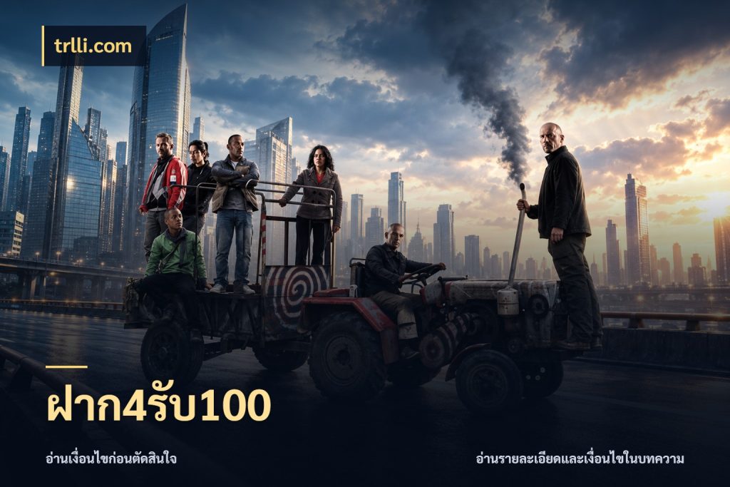 ฝาก4รับ100 โปรกับเกมที่ชอบเลือกให้ตรงสไตล์ กับ trlli.com