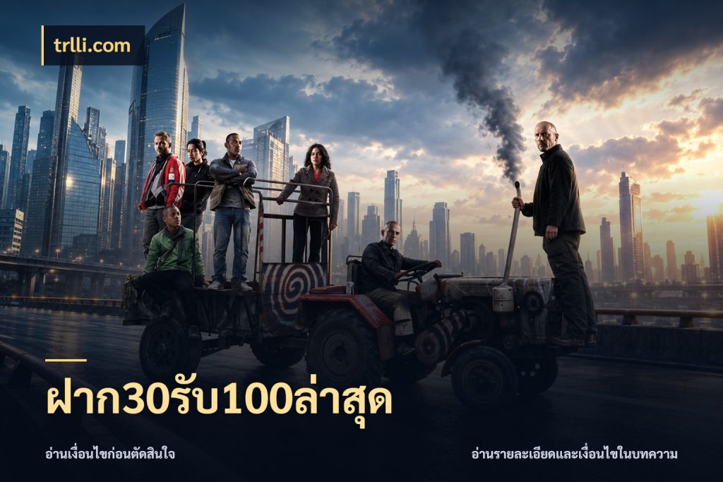 ฝาก30รับ100ล่าสุด เปิดมุมโปรให้เข้ากับเกมแนวโปรด ในมุม trlli.com