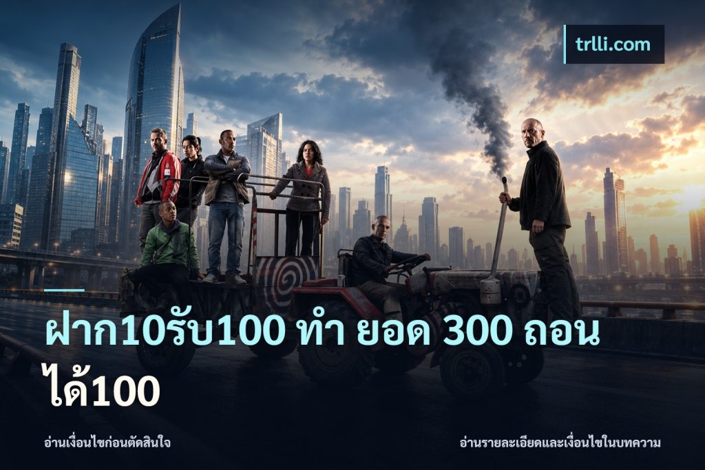 ฝาก10รับ100 ทํา ยอด 300 ถอนได้100