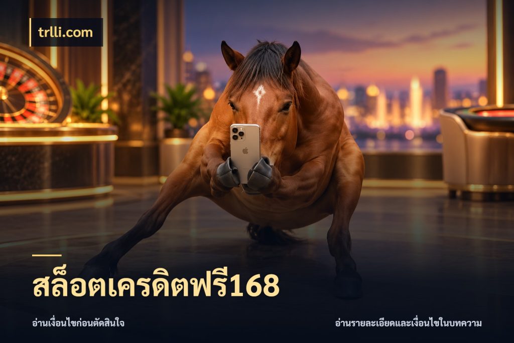 สล็อตเครดิตฟรี168 เปิดประเด็นเครดิตฟรีสำหรับคนชอบลุ้น กับ trlli.com