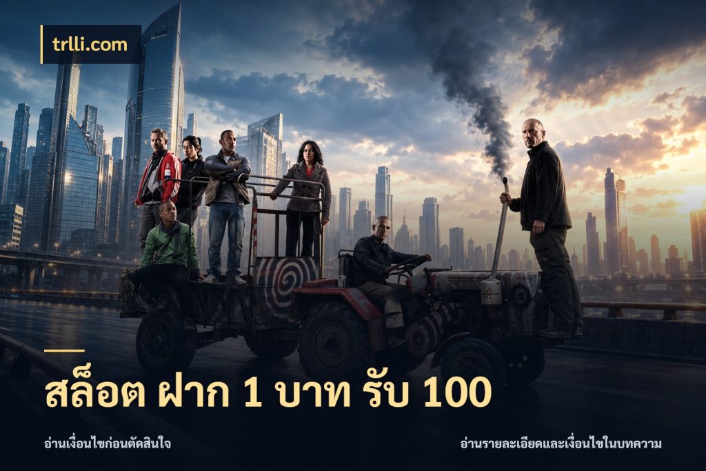 สล็อต ฝาก 1 บาท รับ 100 trlli.com เครดิตกับรูปแบบโปรที่ตรงใจ