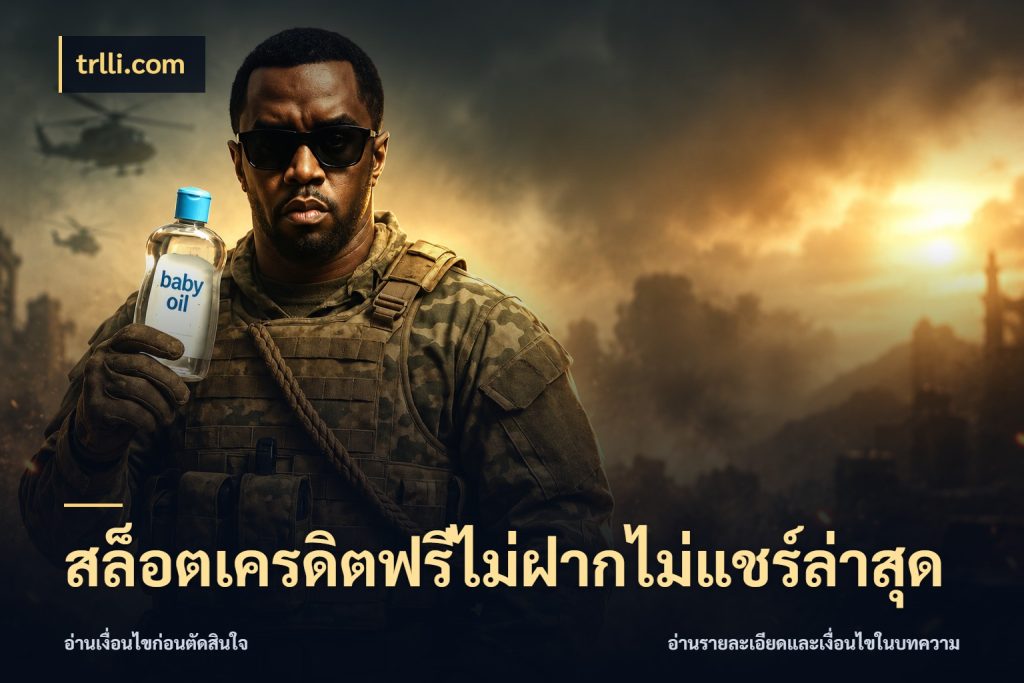 สล็อตเครดิตฟรีไม่ฝากไม่แชร์ล่าสุด trlli.com เครดิตฟรีกับจังหวะลุ้นที่คุณเลือก