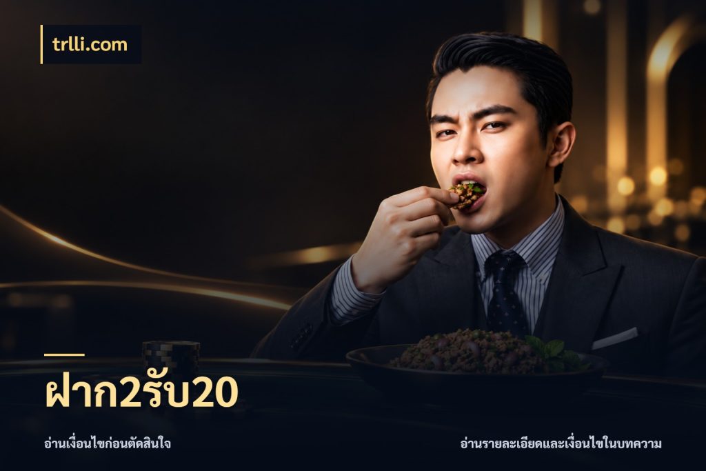 ฝาก2รับ20 โปรกับเกมที่ชอบเลือกให้ตรงสไตล์ ในมุม trlli.com