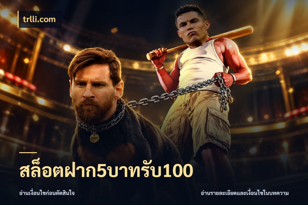 สล็อตฝาก5บาทรับ100 โปรยอดรับที่สายเกมสนใจ สไตล์ trlli.com