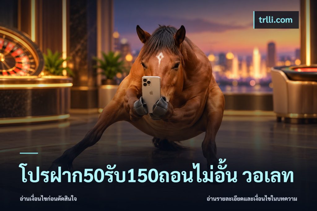โปรฝาก50รับ150ถอนไม่อั้น วอเลท