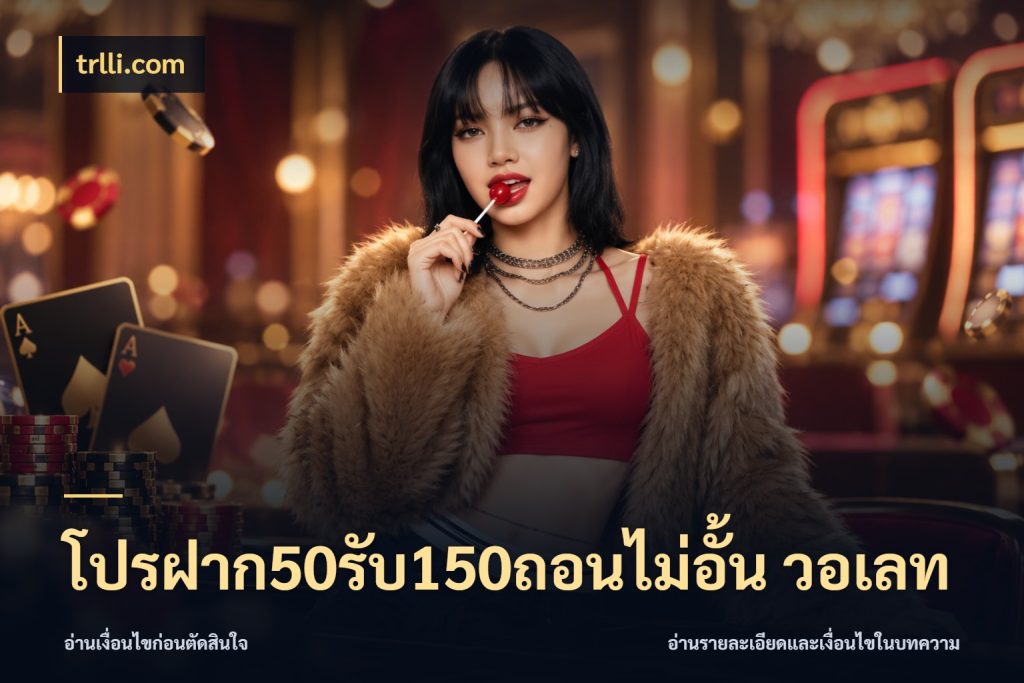 โปรฝาก50รับ150ถอนไม่อั้น วอเลท จับคู่โบนัสกับสไตล์เกมที่ชอบ สไตล์ trlli.com