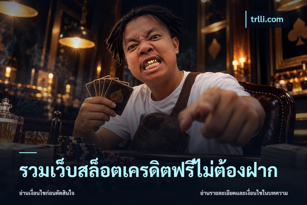 รวมเว็บสล็อตเครดิตฟรีไม่ต้องฝาก