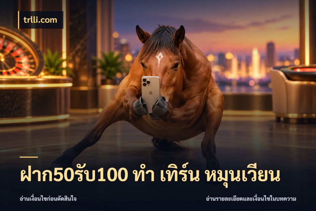 ฝาก50รับ100 ทํา เทิร์น หมุนเวียน เปิดมุมโปรให้เข้ากับเกมแนวโปรด ในมุม trlli.com